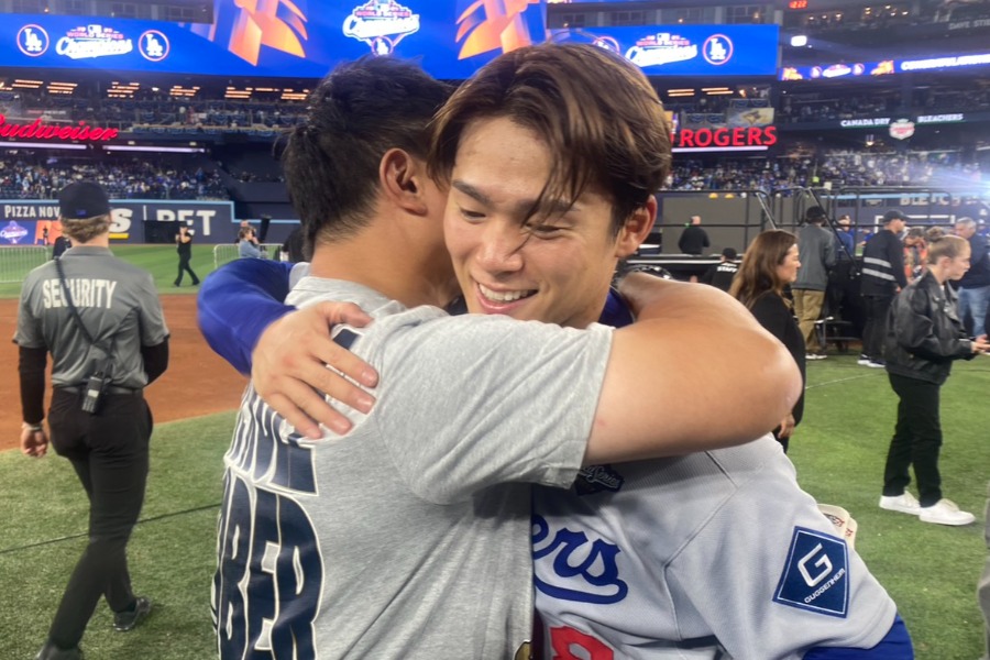 ワールドシリーズMVPに輝いたドジャース・山本由伸【写真:真柴健】