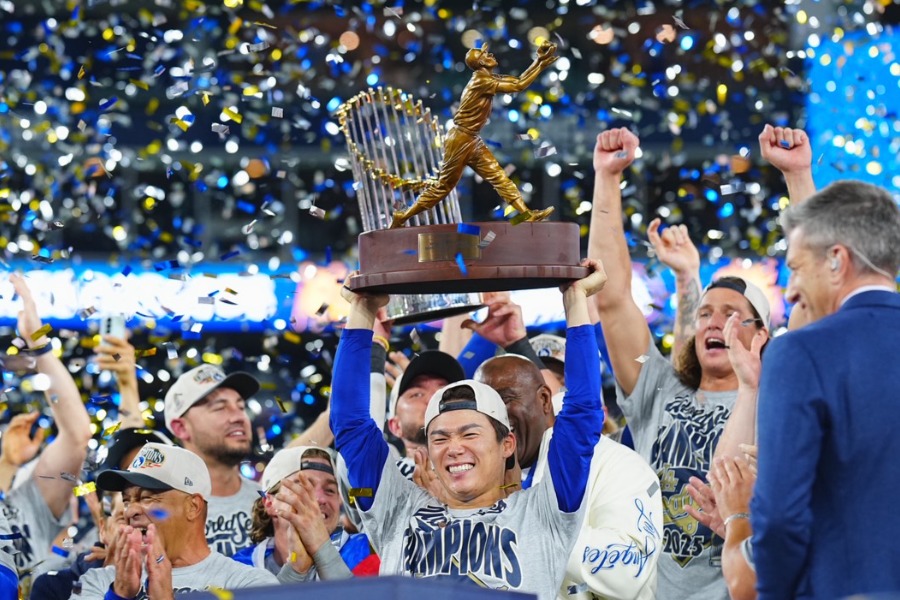 ワールドシリーズMVPに輝いたドジャース・山本由伸【写真：荒川祐史】