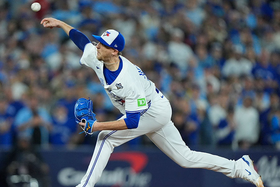 9回に登板したBジェイズのジェフ・ホフマン【写真：ロイター】