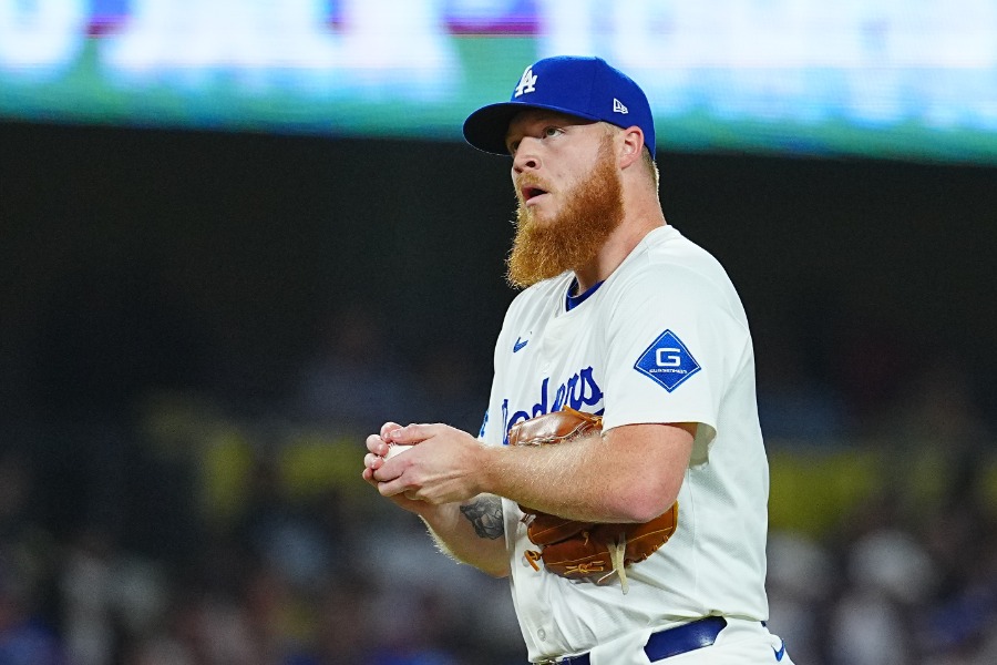 ドジャースのウィル・クライン【写真：荒川祐史】