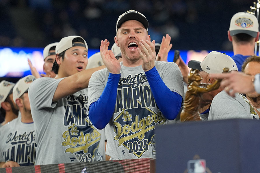 ドジャースのフレディ・フリーマン【写真：ロイター】