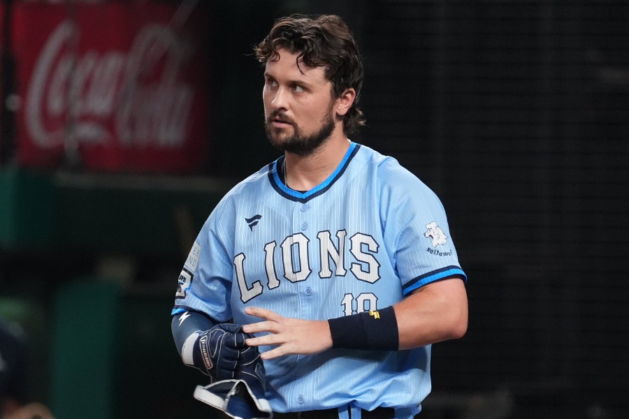 西武のJD・デービス【写真：岡部直樹】