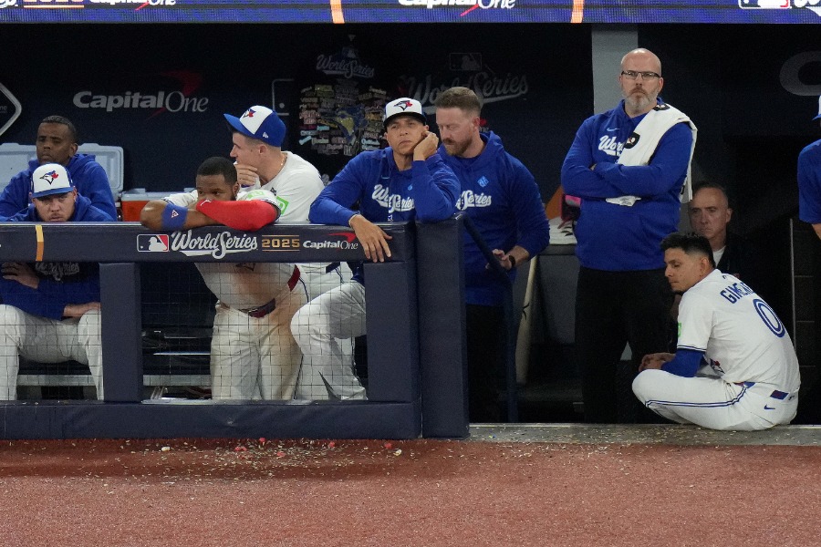 世界一を逃したブルージェイズナイン【写真:アフロ】