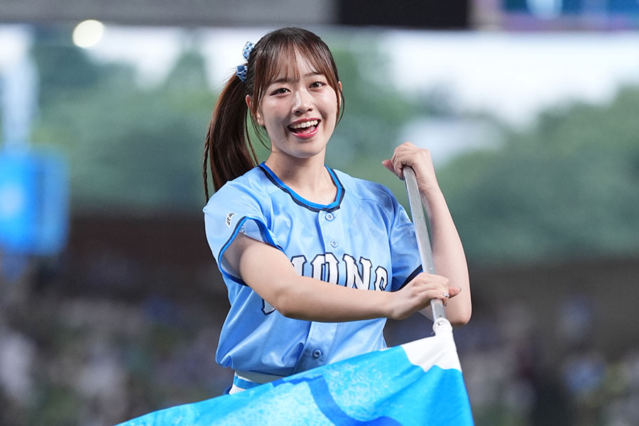 「bluelegends」のNatsumiさん【写真：球団提供】