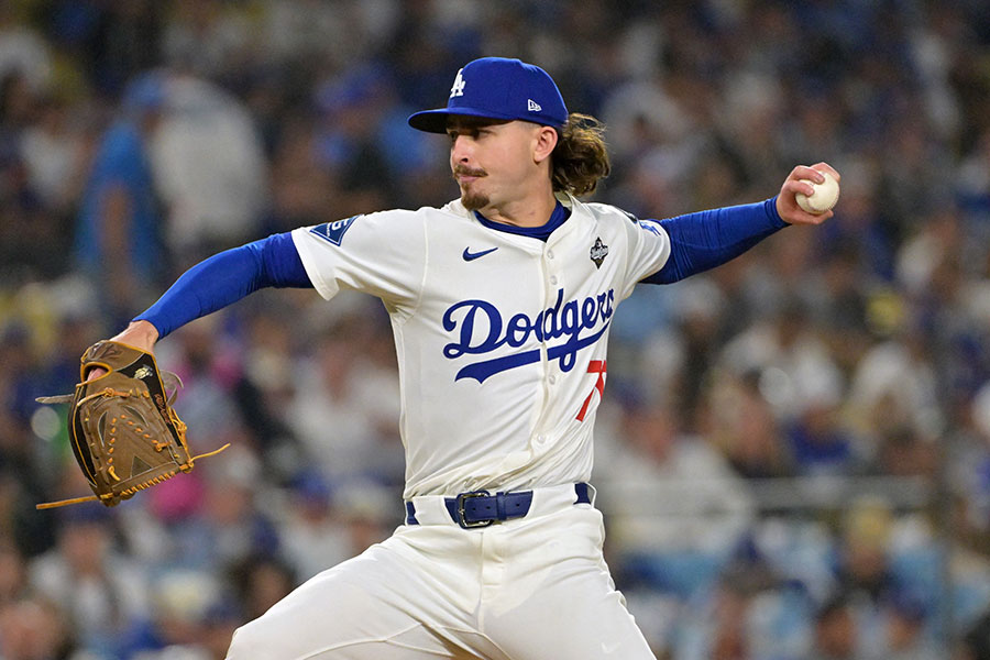 ドジャースのジャスティン・ロブレスキー【写真：ロイター】