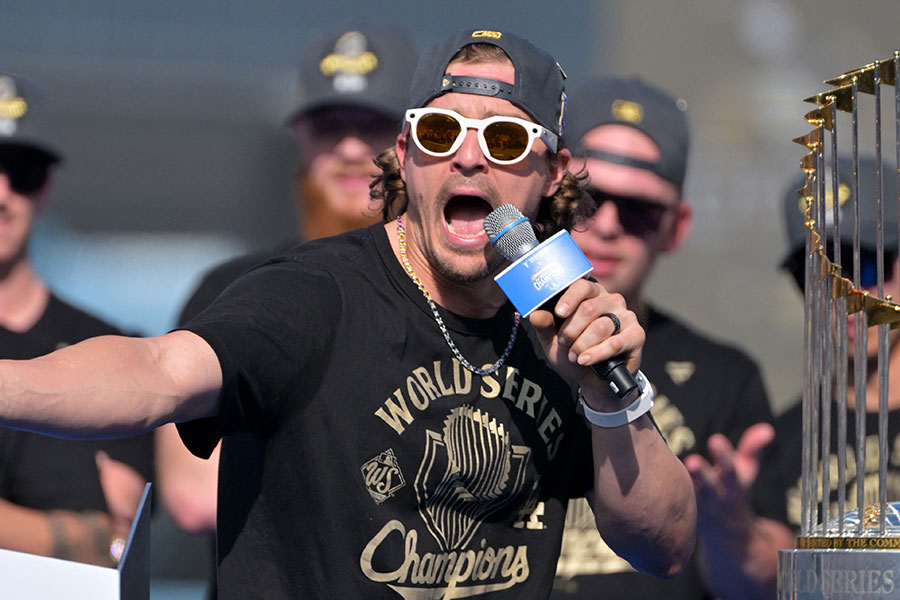 ドジャースのエンリケ・ヘルナンデス【写真:ロイター】