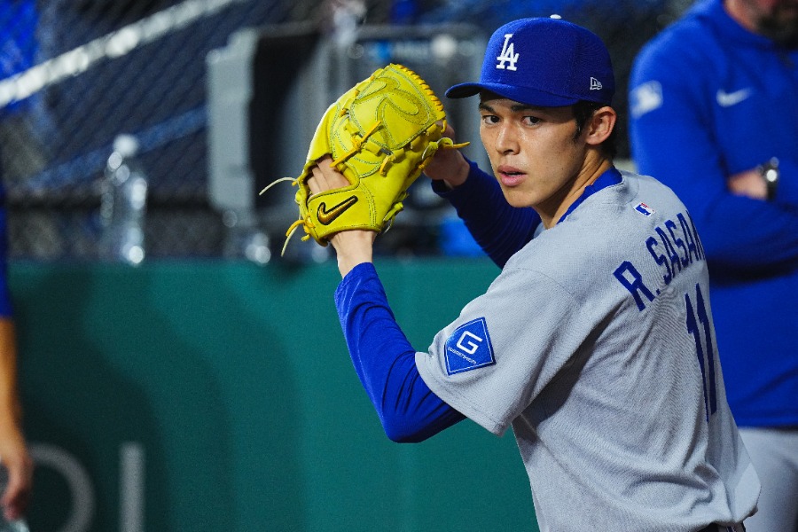 ドジャース・佐々木朗希【写真：荒川祐史】