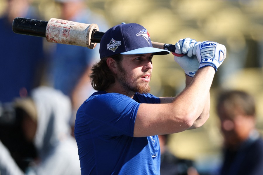 ブルージェイズのアディソン・バージャー【写真：ロイター】