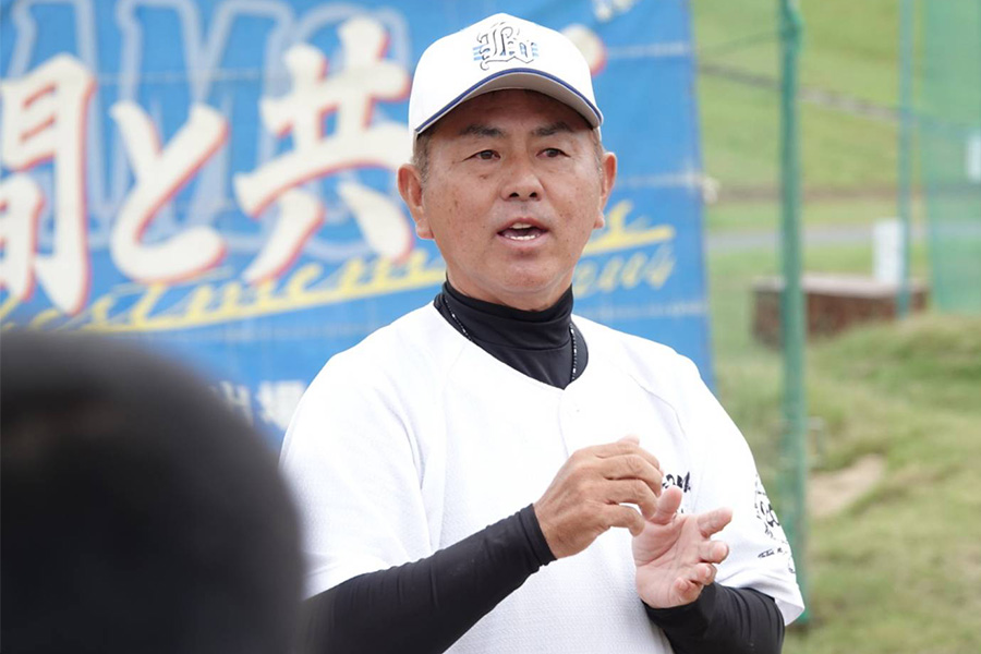 門真ビックドリームスの橋口和博監督【写真：橋本健吾】