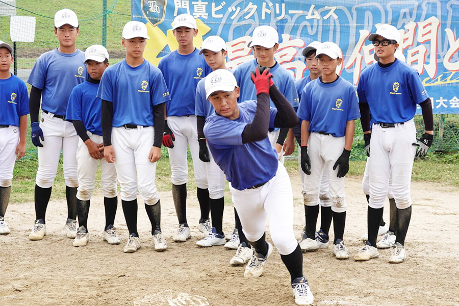 大阪・門真ビックドリームスの練習の様子【写真：橋本健吾】