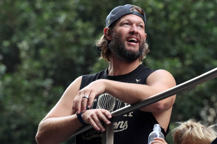 ドジャースのクレイトン・カーショー【写真：ロイター】