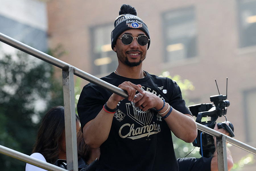 ドジャースのムーキー・ベッツ【写真：ロイター】