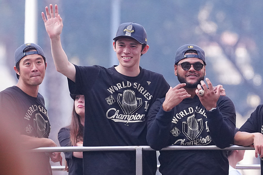 ドジャース・佐々木朗希【写真：荒川祐史】