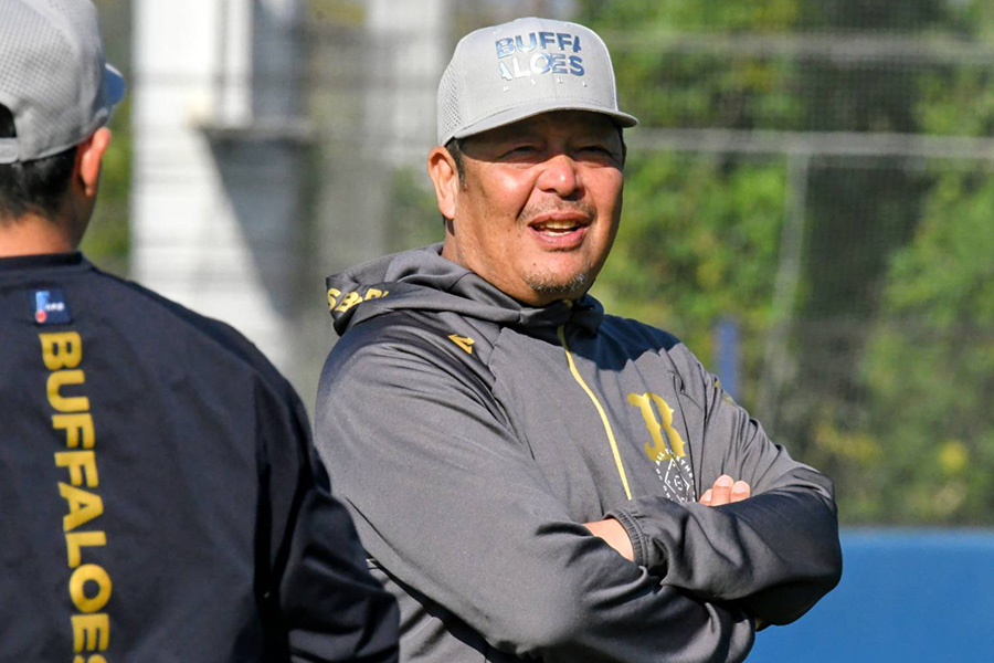 オリックス・水本勝巳巡回コーチ【写真:北野正樹】