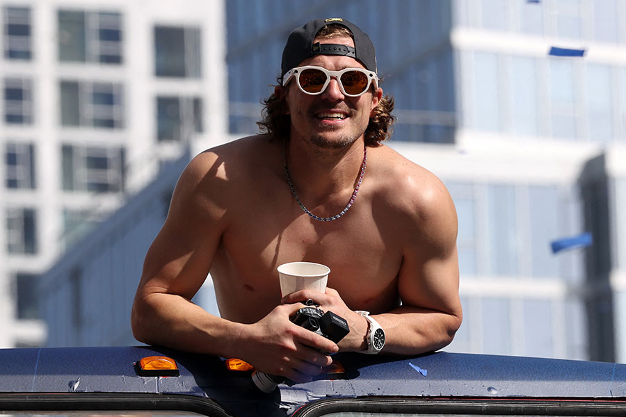 ドジャースのエンリケ・ヘルナンデス【写真：ロイター】