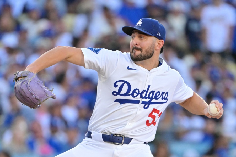 ドジャースのアレックス・ベシア【写真：ロイター】