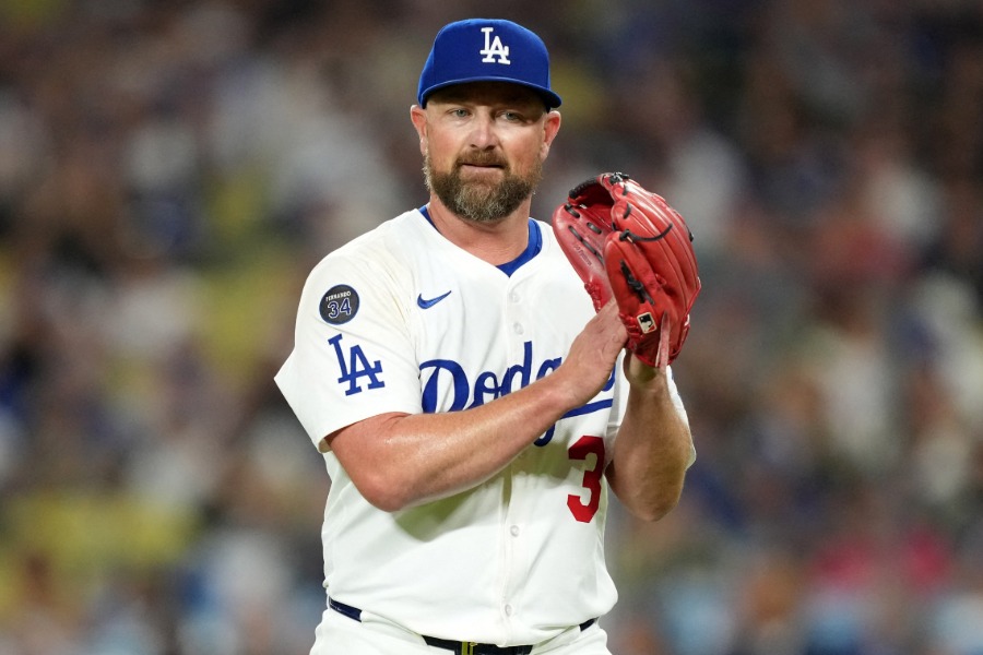 ドジャースのカービー・イエーツ【写真：ロイター】