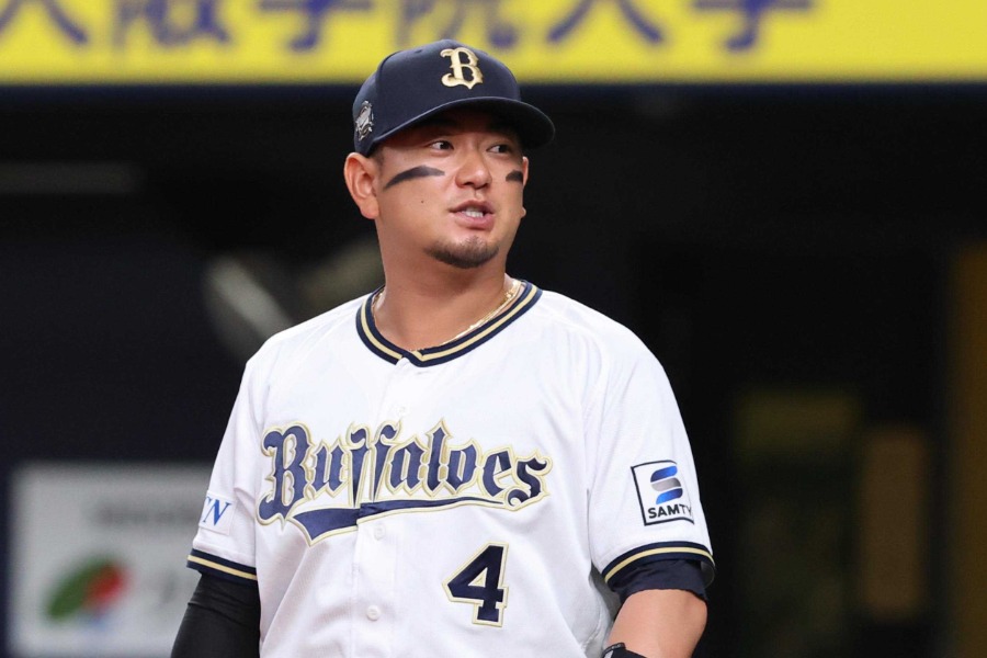 オリックス・森友哉【写真：栗木一考】