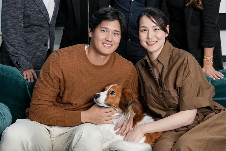 MVP受賞を家族で喜んだドジャース・大谷翔平（画像はスクリーンショット）