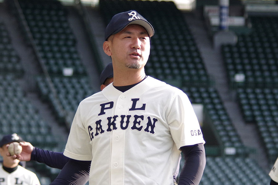 PL学園のOBで元ロッテ・小林亮寛さん【写真：喜岡桜】