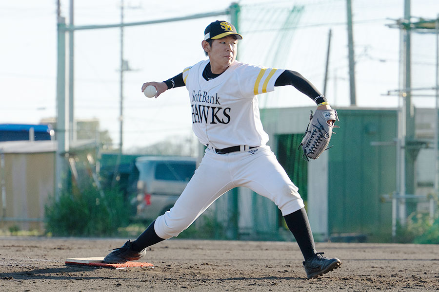 ホークスジュニア・萩原蒼大【写真:磯田健太郎】