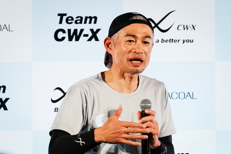 ワコールのイベントに参加したイチロー氏【写真:中戸川知世】