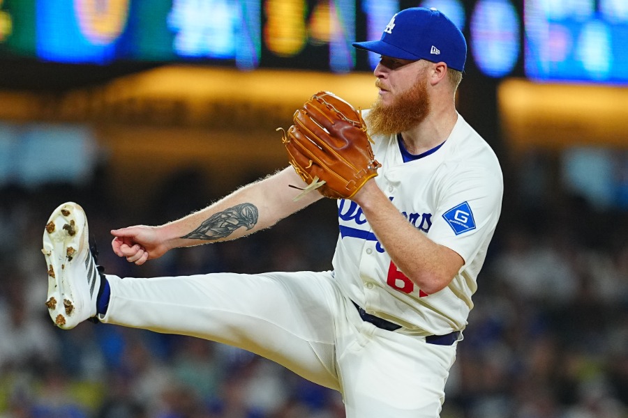 ドジャースのウィル・クライン【写真:荒川祐史】