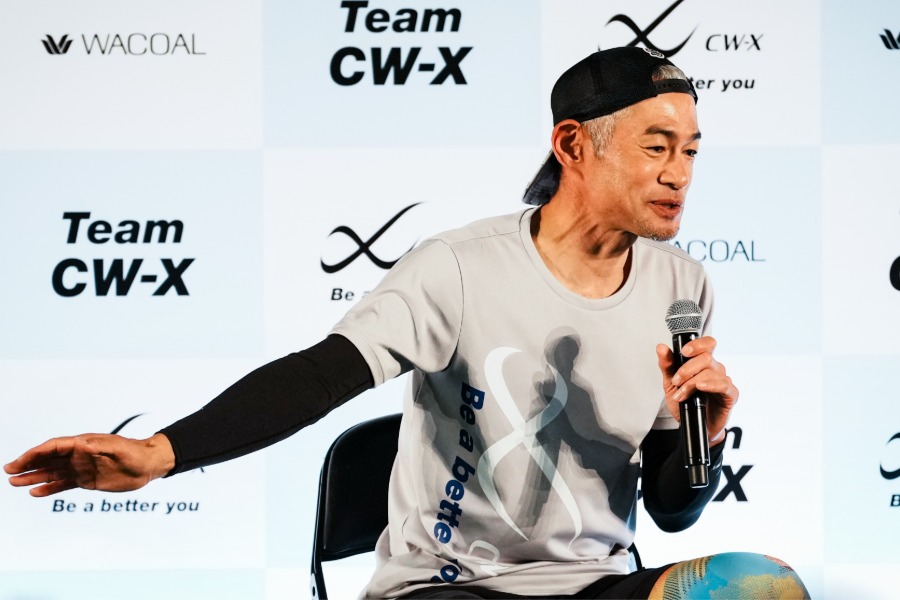 ワコールのイベントに参加したイチロー氏【写真:中戸川知世】