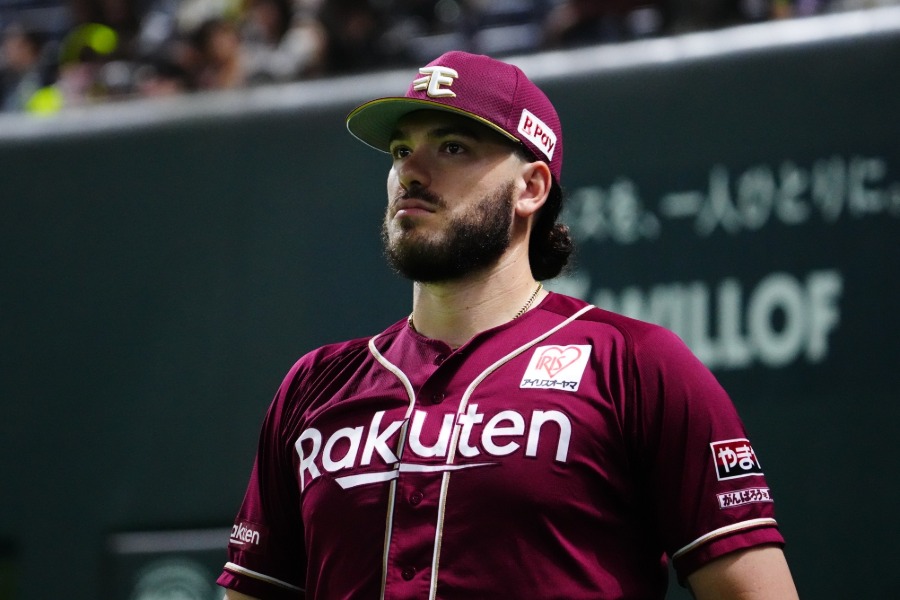 楽天時代のコディ・ポンセ【写真：荒川祐史】