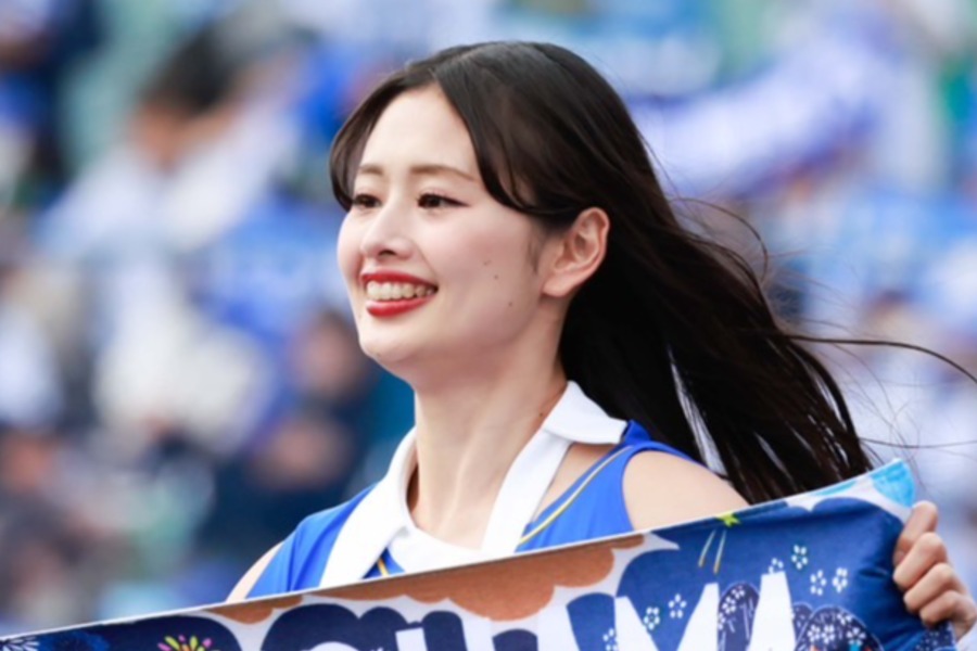 プロ野球チア時代のAkiさん【写真：小池義弘】