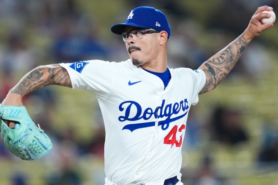 ドジャースのアンソニー・バンダ【写真：イワモトアキト】