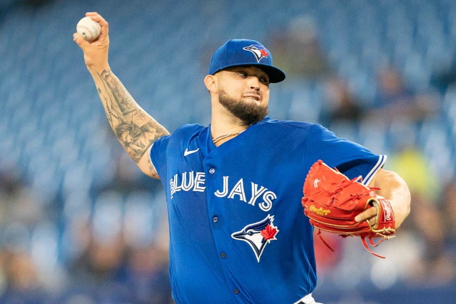 ブルージェイズ時代のアレク・マノア【写真:ロイター】