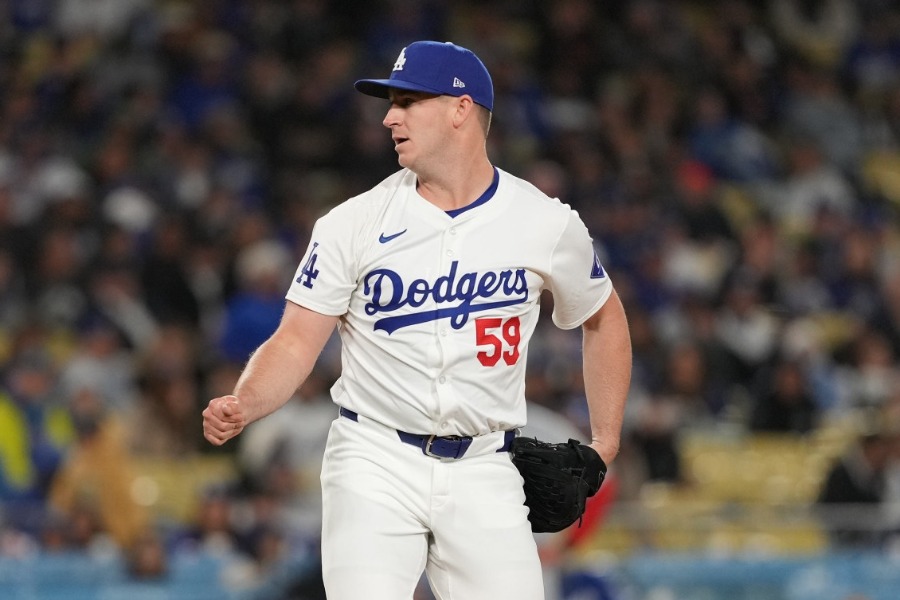 ドジャースのエバン・フィリップス【写真:小林靖】