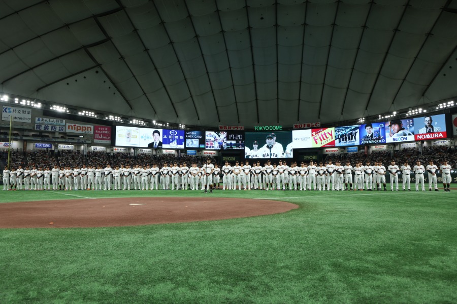 日本対豪州戦が開催される東京ドーム【写真：加治屋友輝】