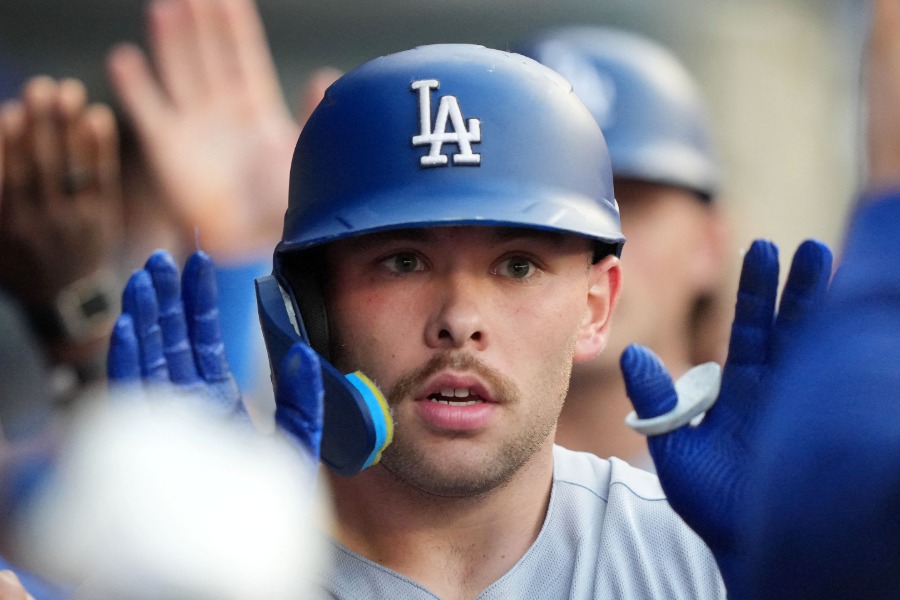 ドジャースのダルトン・ラッシング【写真:ロイター】