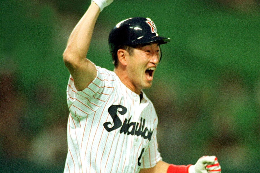 ヤクルト時代の佐藤真一氏【写真提供：産経新聞社】