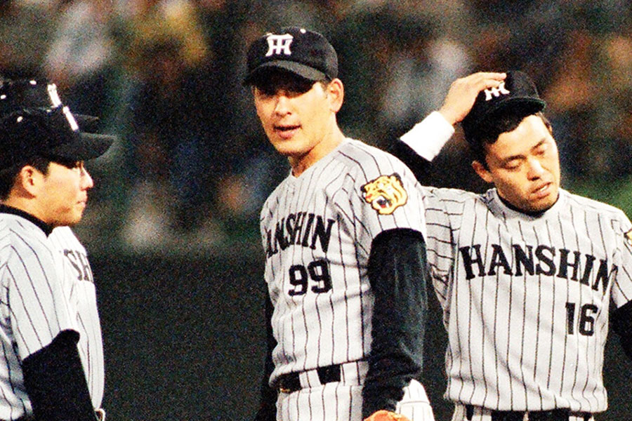 阪神現役時代の中込伸氏【写真提供：産経新聞社】