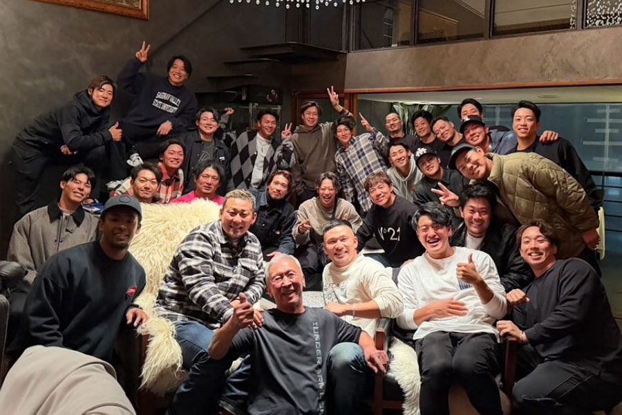 中田翔氏が自身のインスタグラムを更新した（画像はスクリーンショット）