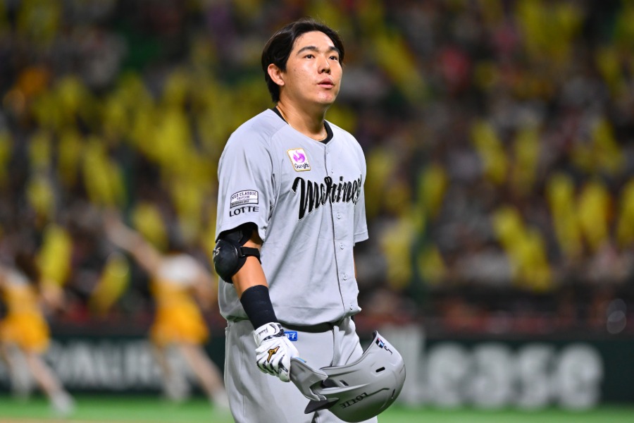 ロッテ・安田尚憲【写真:古川剛伊】