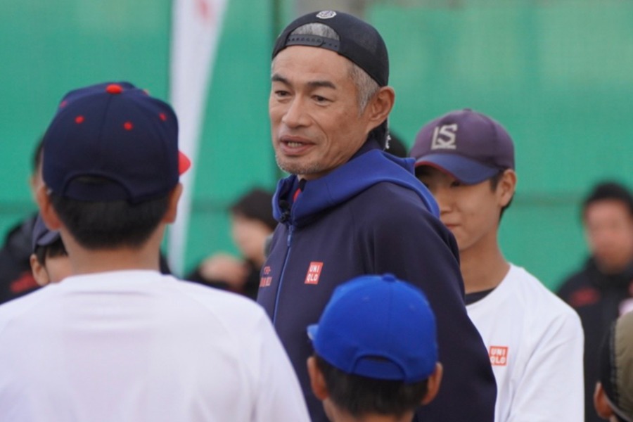 イベントに参加し笑顔を見せるイチロー氏【写真:宮脇広久】