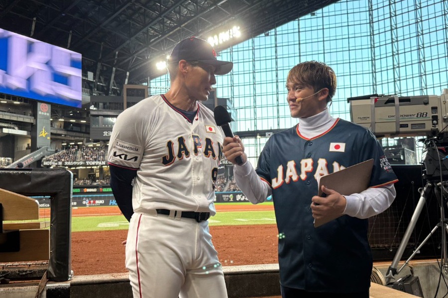 杉谷拳士氏が投稿した糸井嘉男氏(写真はスクリーンショット)