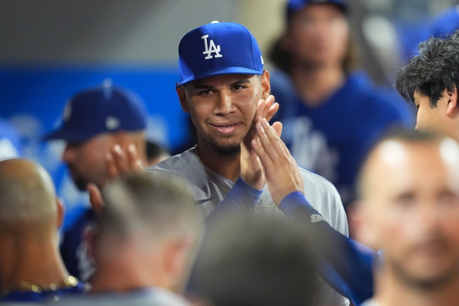 ドジャースのエドガルド・エンリケス【写真:イワモトアキト】