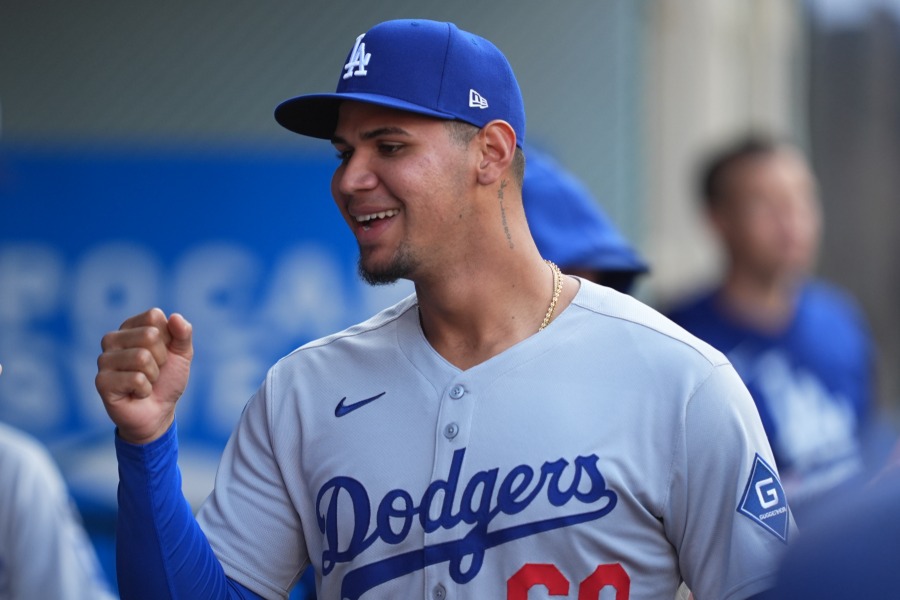 ドジャースのエドガルド・エンリケス【写真：イワモトアキト】