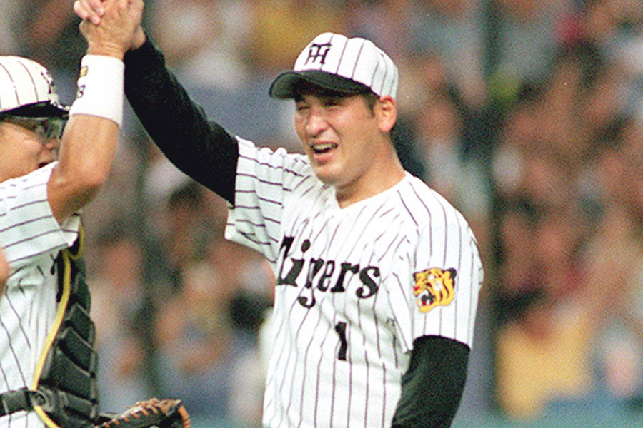 阪神現役時代の中込伸氏【写真提供：産経新聞社】