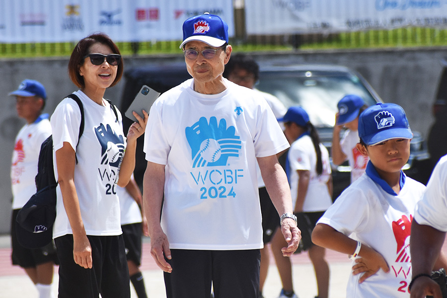 球心会代表を務める王貞治氏【写真：高橋幸司】