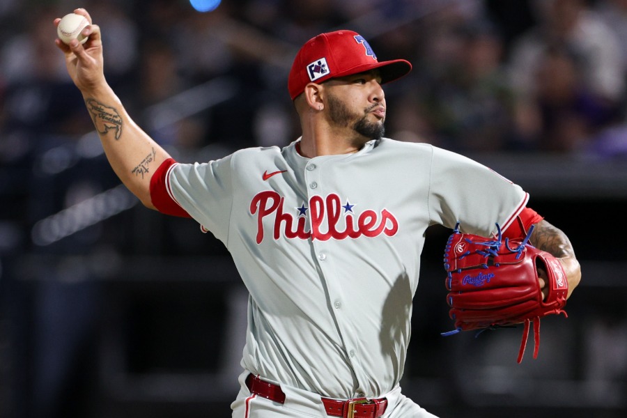 DeNAが獲得を発表したホセ・ルイーズ（写真はフィリーズ時代）【写真：アフロ】