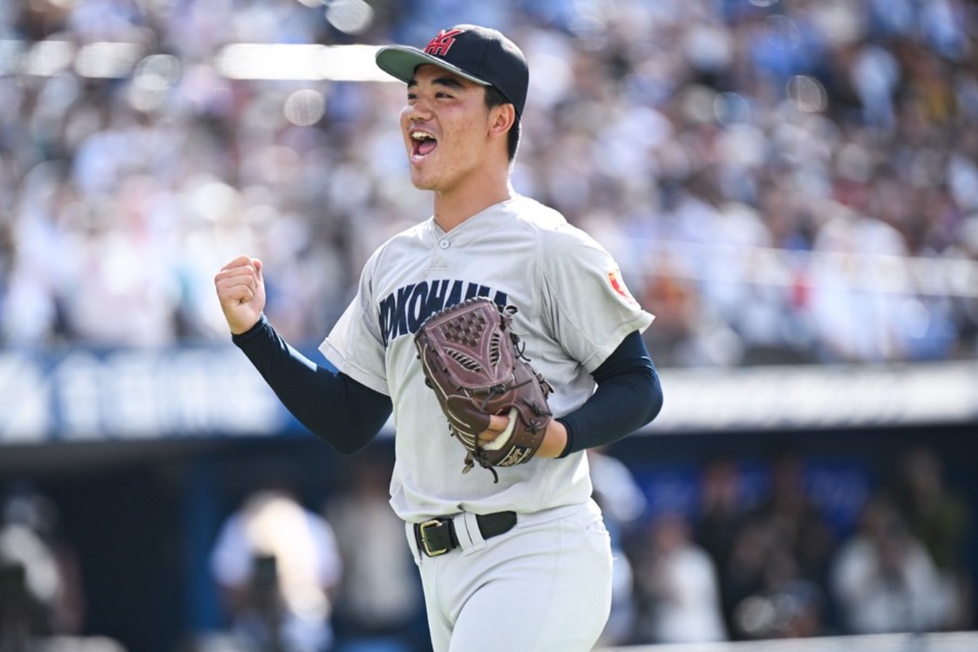 横浜高から拓大に進学する山脇悠陽【写真：中戸川知世】