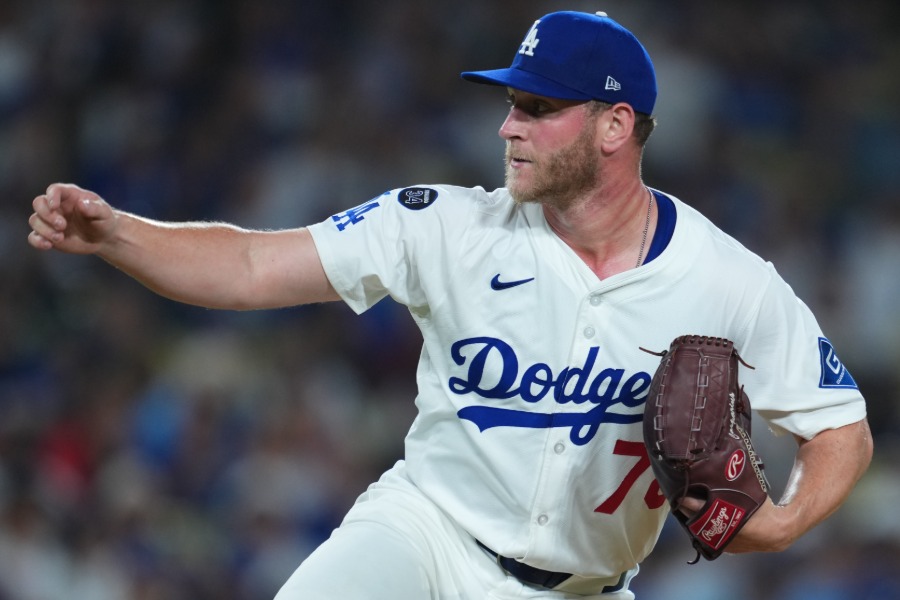 ドジャースのベン・カスパリアス【写真：イワモトアキト】