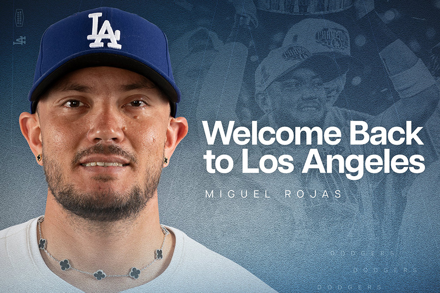 ドジャースに残留が決定したミゲル・ロハス【写真提供:ドジャース】