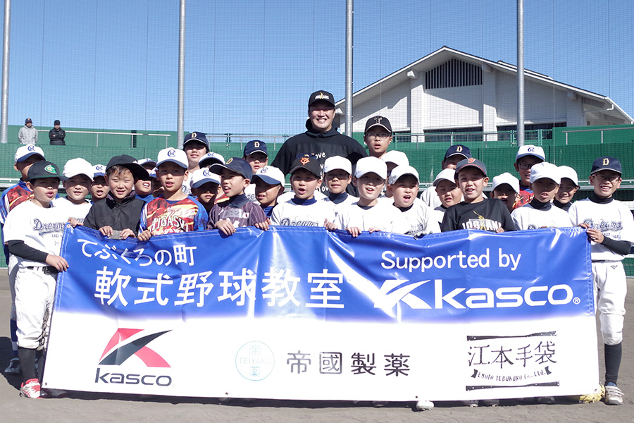 「地味な練習」の積み重ねの大切さを伝えた松坂氏【写真：喜岡桜】